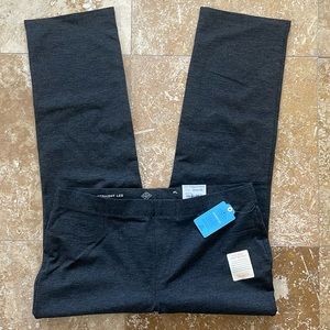 St. John’s Bay Secretly Slender Stretch Grey Pants Slacks NWT Petite Large
